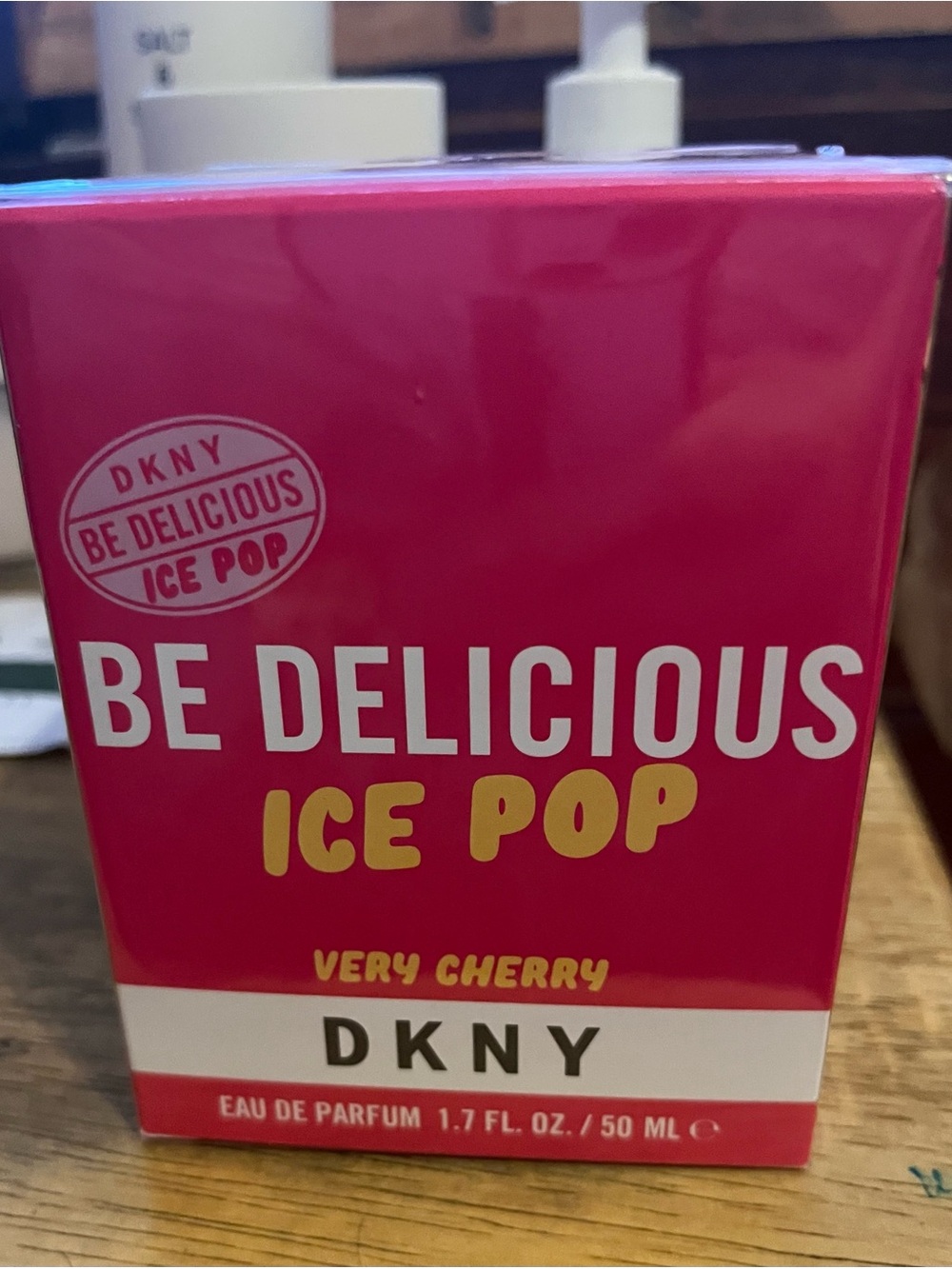 DKNY Be Delicious Ice Pop Very Cherry - Bright Pink & Yellow Box